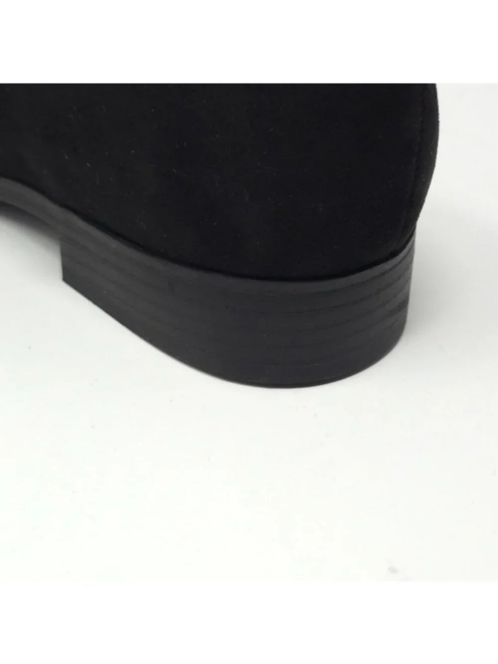 Nine West Lilpa2 Black Suede Chain Loafers 9.5M